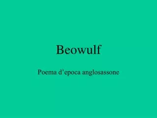 beowulf
