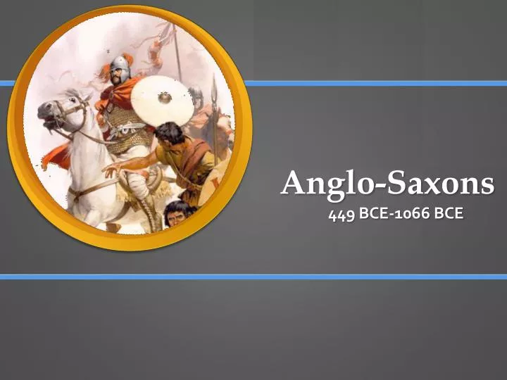 anglo saxons