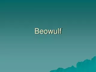 Beowulf