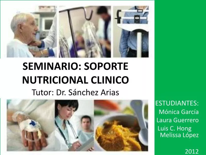 seminario soporte nutricional clinico tutor dr s nchez arias