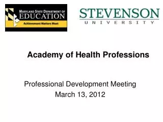 Academy of Health Professions