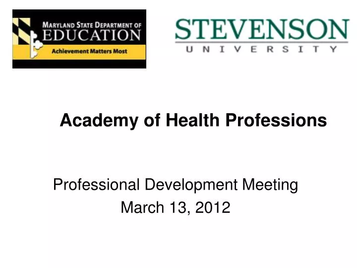 academy of health professions
