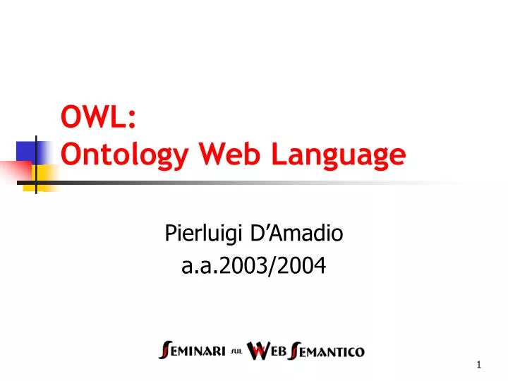 owl ontology web language