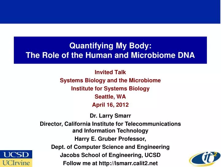 quantifying my body the role of the human and microbiome dna