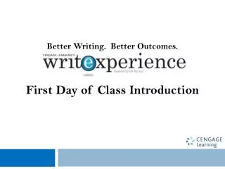 Better Writing. Better Outcomes.