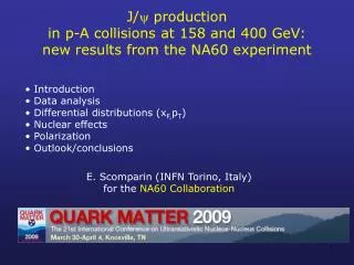 J/ ? production in p-A collisions at 158 and 400 GeV: new results from the NA60 experiment