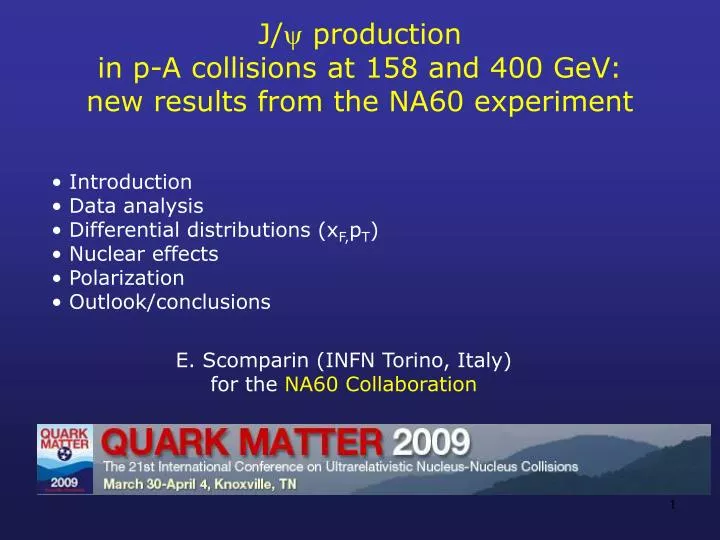 j production in p a collisions at 158 and 400 gev new results from the na60 experiment