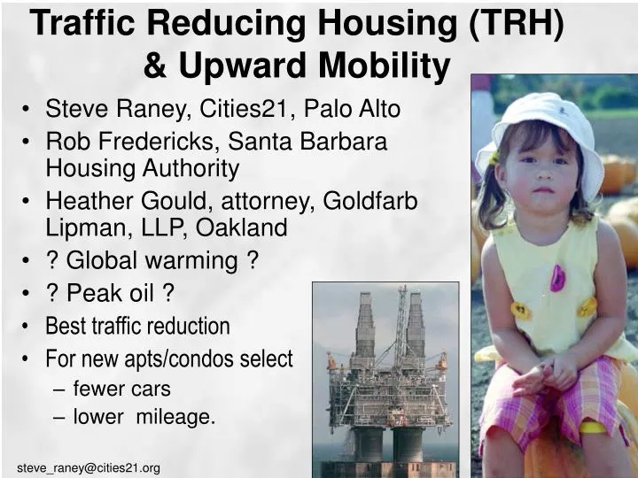 traffic reducing housing trh upward mobility