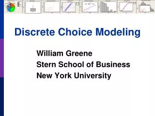 Discrete Choice Modeling