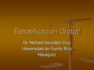 estratificaci n global