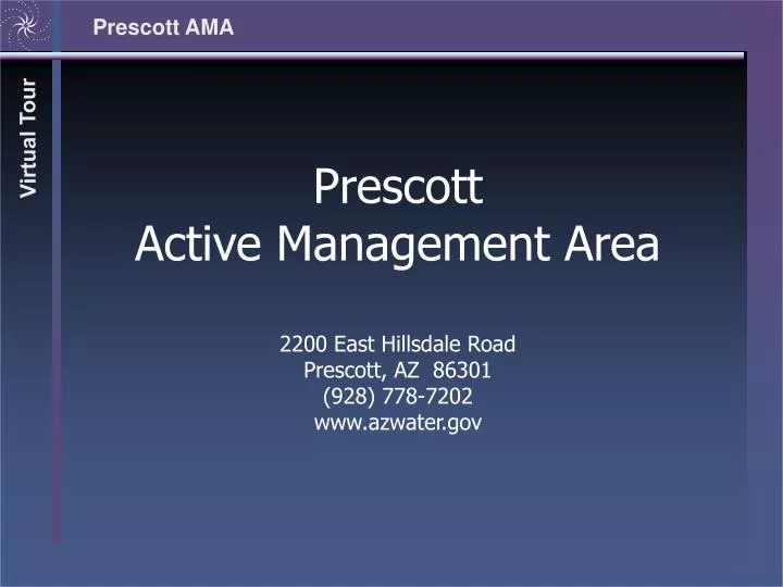 prescott active management area