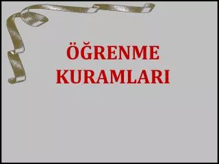 renme kuramlari