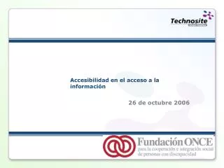 accesibilidad en el acceso a la informaci n