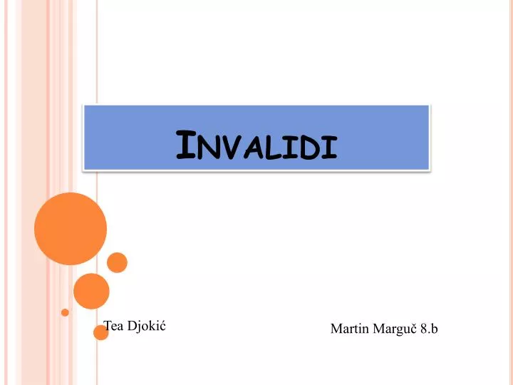 invalidi