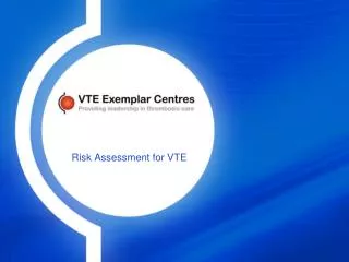 Risk Assessment for VTE