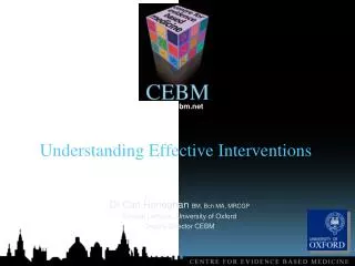 Understanding Effective Interventions