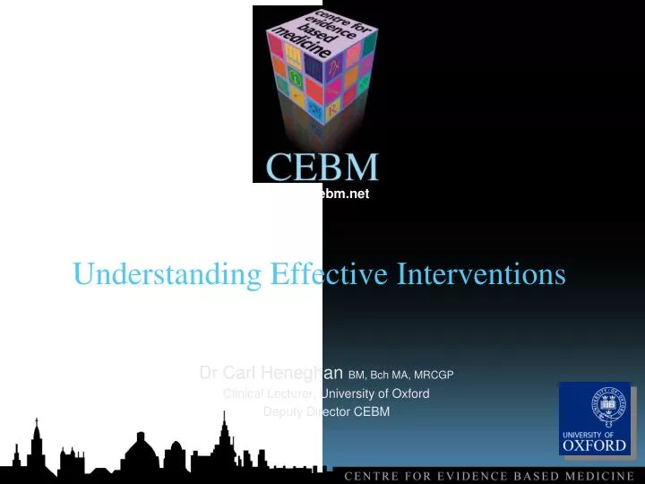 understanding effective interventions
