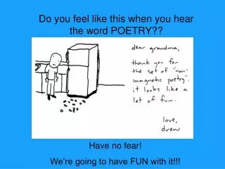 Do you feel like this when you hear the word POETRY??