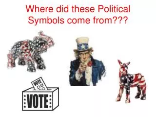 Where did these Political Symbols come from???