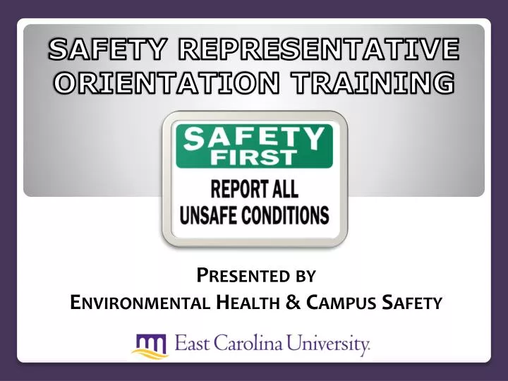 safety representative orientation training