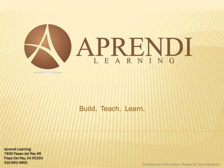 build teach learn