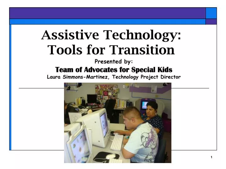 assistive technology tools for transition