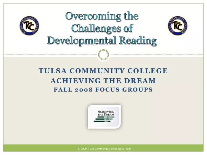 overcoming the challenges of developmental reading