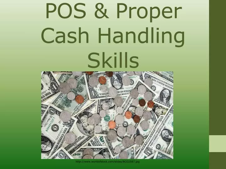 pos pro per cash handling skills