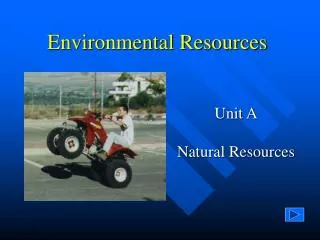Environmental Resources