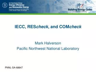 IECC, RES check , and COM check
