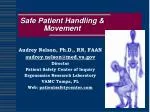 PPT - Safe Patient Handling PowerPoint Presentation, Free Download - ID ...