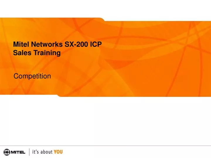 mitel networks sx 200 icp sales training