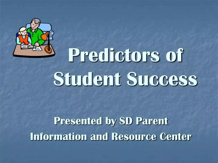 predictors of student success