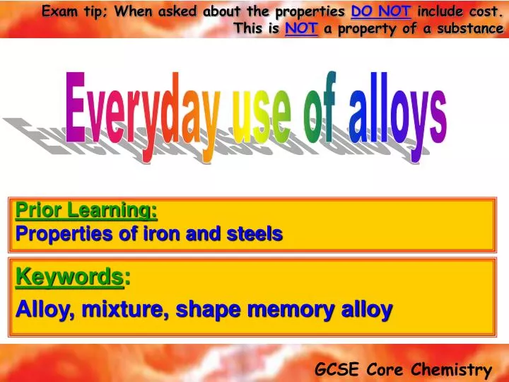keywords alloy mixture shape memory alloy