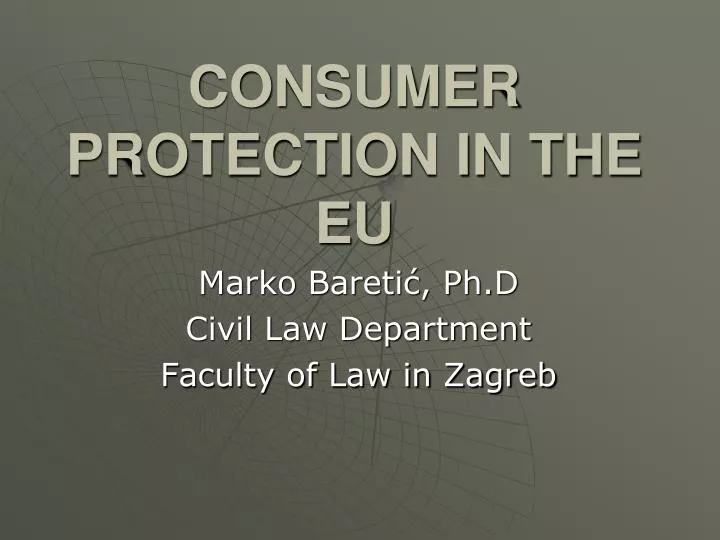consumer protection in the eu