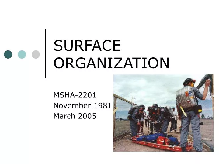 surface organization