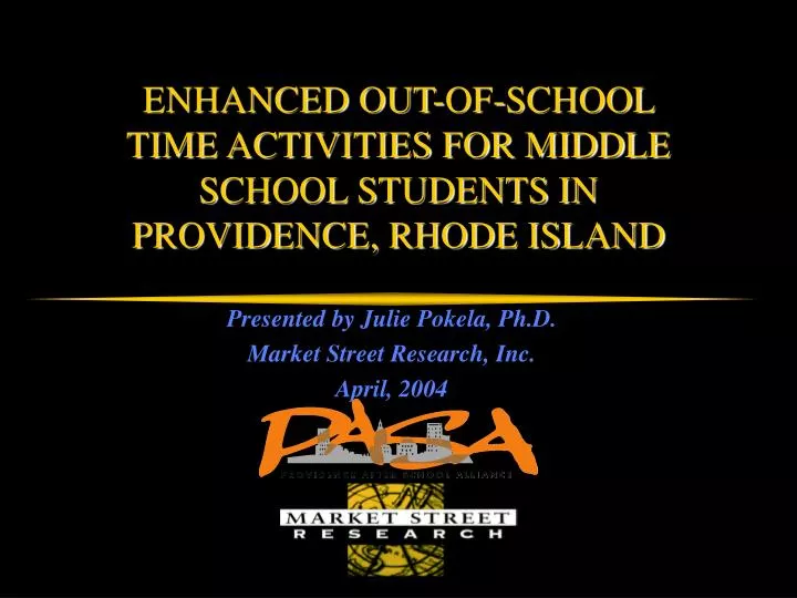 enhanced out of school time activities for middle school students in providence rhode island