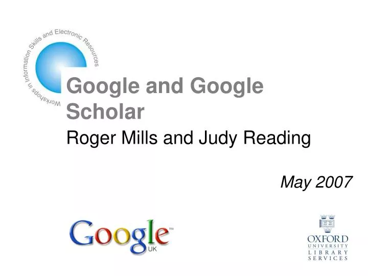 google and google scholar