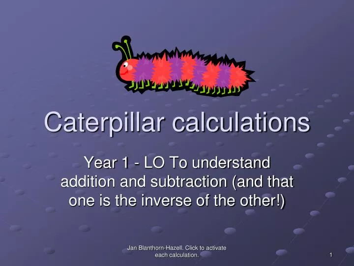 caterpillar calculations