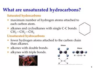What are unsaturated hydrocarbons?
