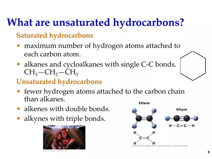 what are unsaturated hydrocarbons