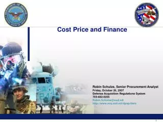 Cost Price and Finance
