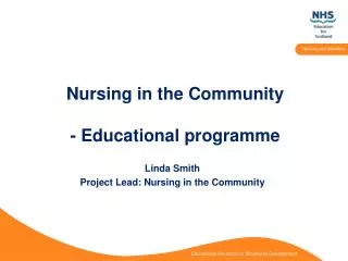 Nursing in the Community - Educational programme