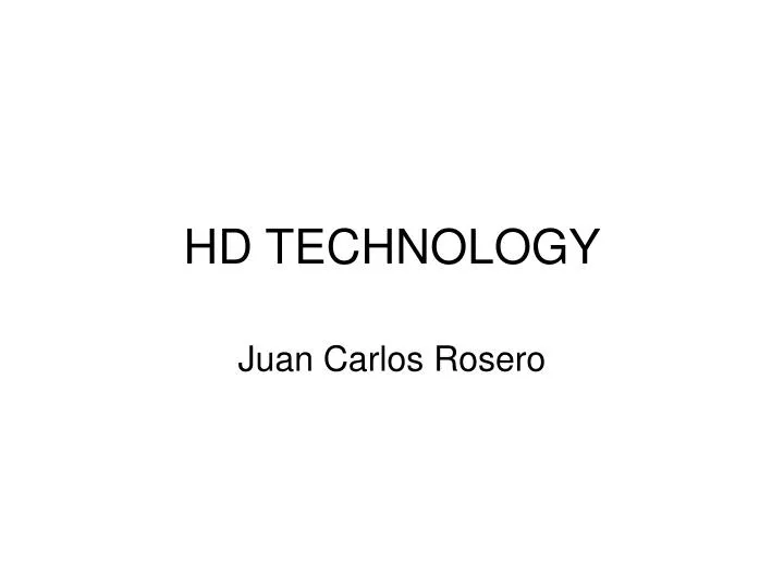 hd technology