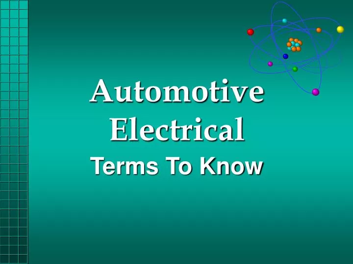 automotive electrical