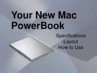 Your New Mac PowerBook