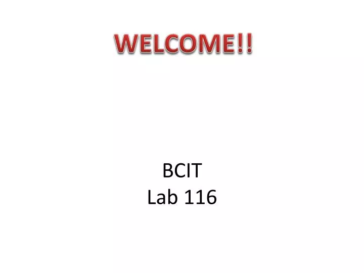 bcit lab 116