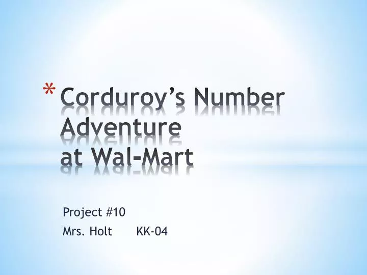 corduroy s number adventure at wal mart