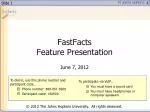 FastFacts Feature Presentation - slide 1