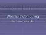 Wearable Computing - slide 1